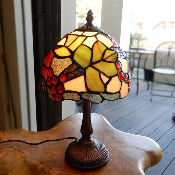 楽天市場】ステンドグラスランプ ステンドランプ おしゃれ 葡萄 ぶどう