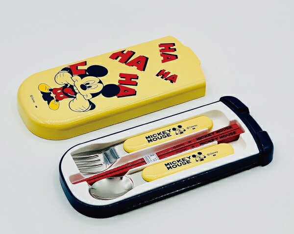 楽天市場】トリオセット ミッキーマウス HAHAHA かわいい カトラリー