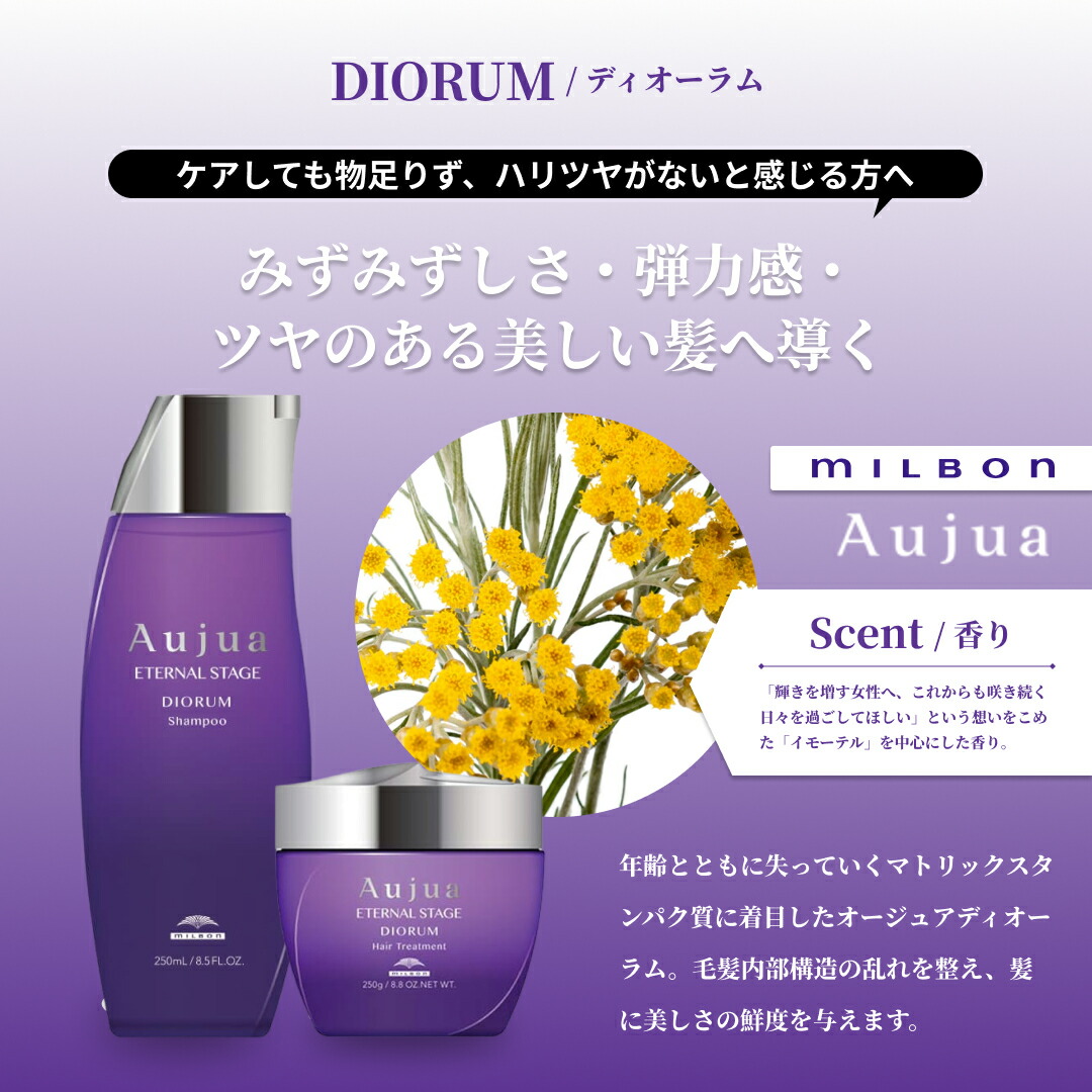 楽天市場】MILBON ミルボン オージュア DIORUM ヘアトリートメント