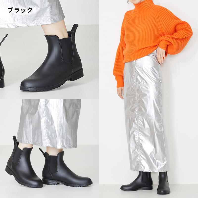 楽天市場】【晴雨兼用】レインブーツ レディース サイドゴア 長靴 撥水