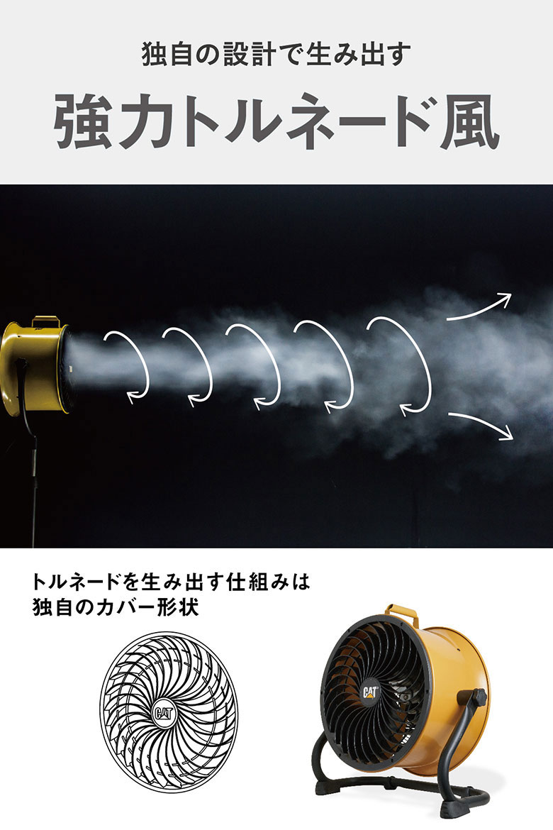 楽天市場】CAT サーキュレーター 35cm（壁・床タイプ） 業務用扇風機