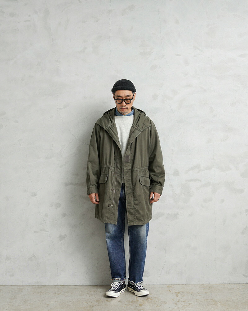 楽天市場】☆実物 USED フランス軍 M-64パーカーコート ライナー無し