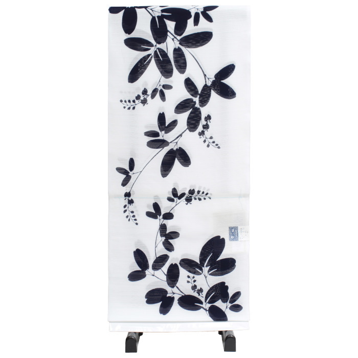 楽天市場】竺仙 浴衣 ちくせん 反物 ゆかた 綿絽 白 地 萩 2025年 新柄