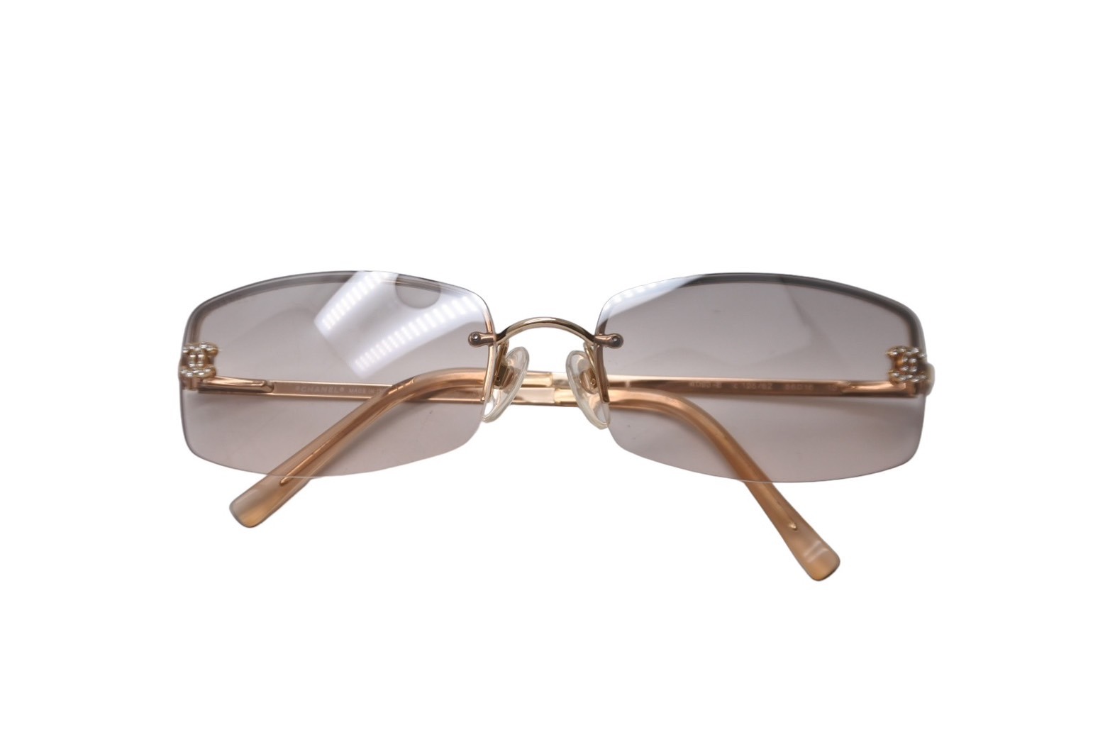 楽天市場】極美品 CHANEL シャネル サングラス ココマーク リムレス 56