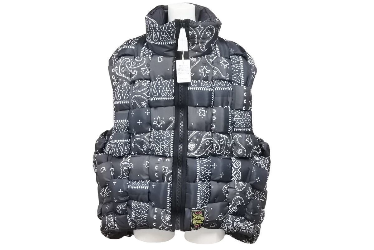 楽天市場】新品未使用 KAPITAL キャピタル ダウンベスト バンダナ転写