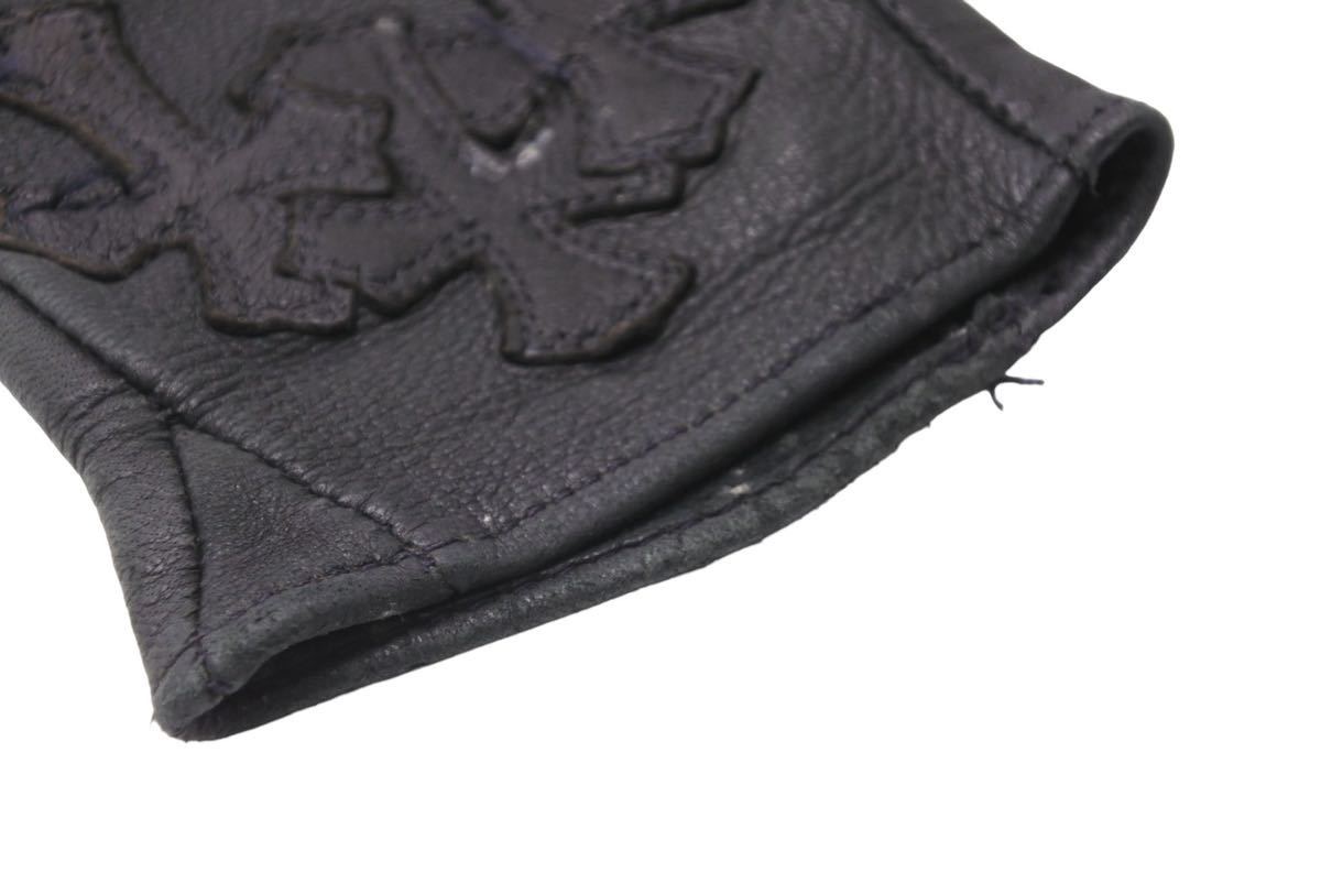 CHROME HEARTS クロムハーツ CHプラス✕クロスパ ッチ手袋 CHROME