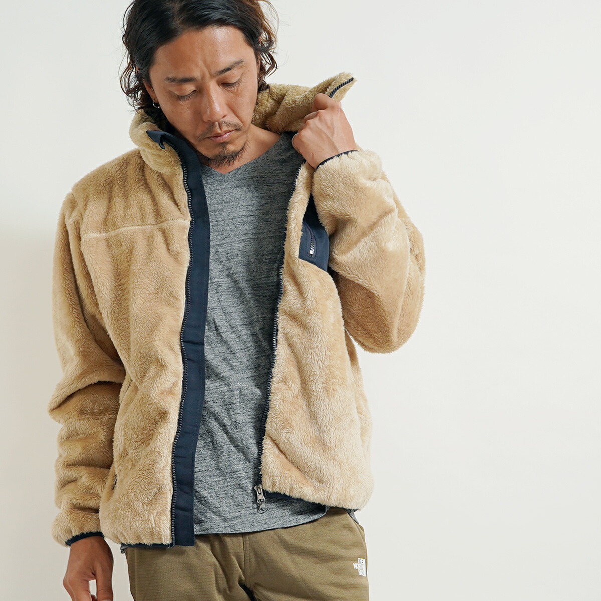 楽天市場】ボアジャケット メンズ フリースジャケット シェルパ