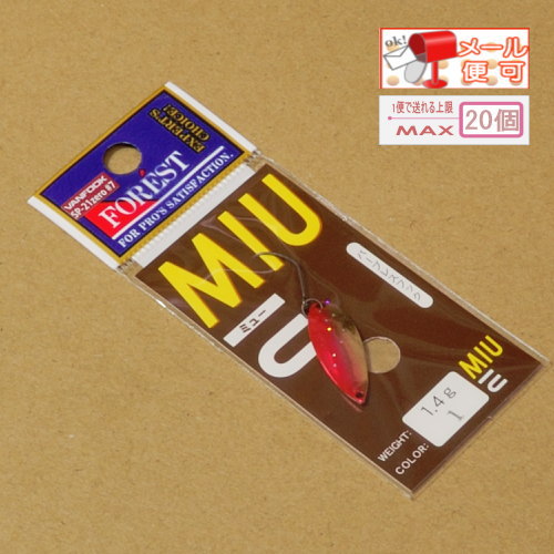 楽天市場】フォレスト ミュー1.4g エリアスプーン : フィッシング