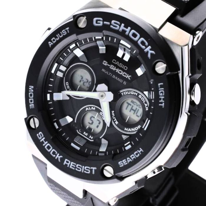 楽天市場】G-SHOCK Gショック GST-W300-1AJF ミドルサイズ アナログ