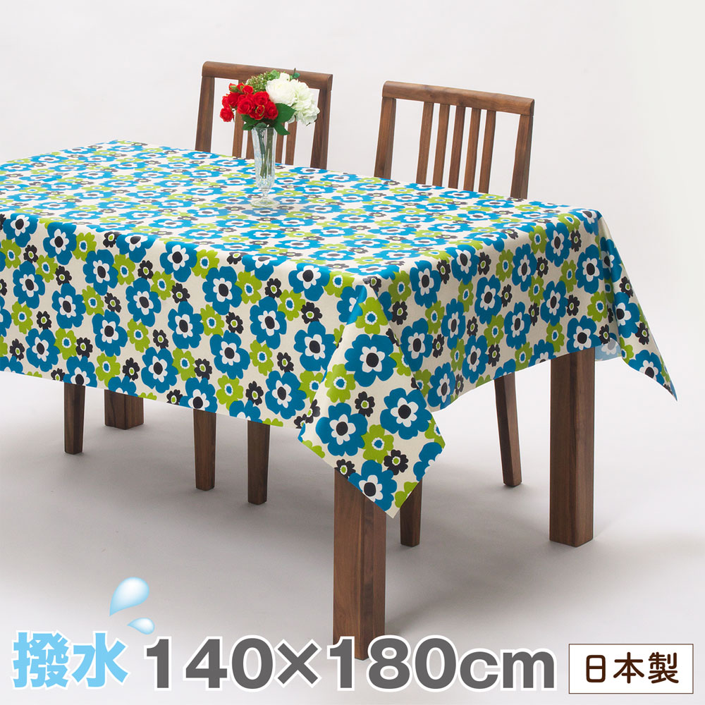 楽天市場】テーブルクロス 花 ブルーの通販