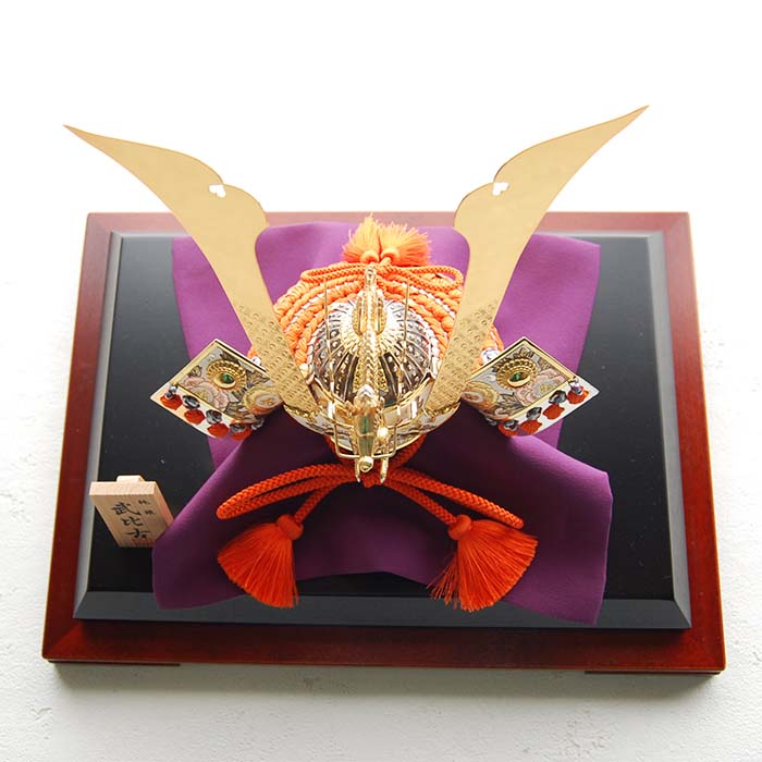 楽天市場】純銀 兜 2号(龍付) 五月人形 銀細工 関工芸 武比古