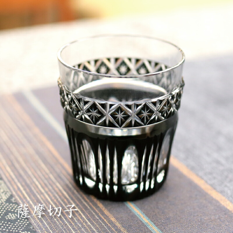 楽天市場】薩摩切子 黒切子オールド 薩摩びーどろ工芸 誕生日