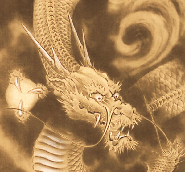 楽天市場】掛け軸 掛軸（かけじく）開運金龍（今井 玲豊） 全国送料