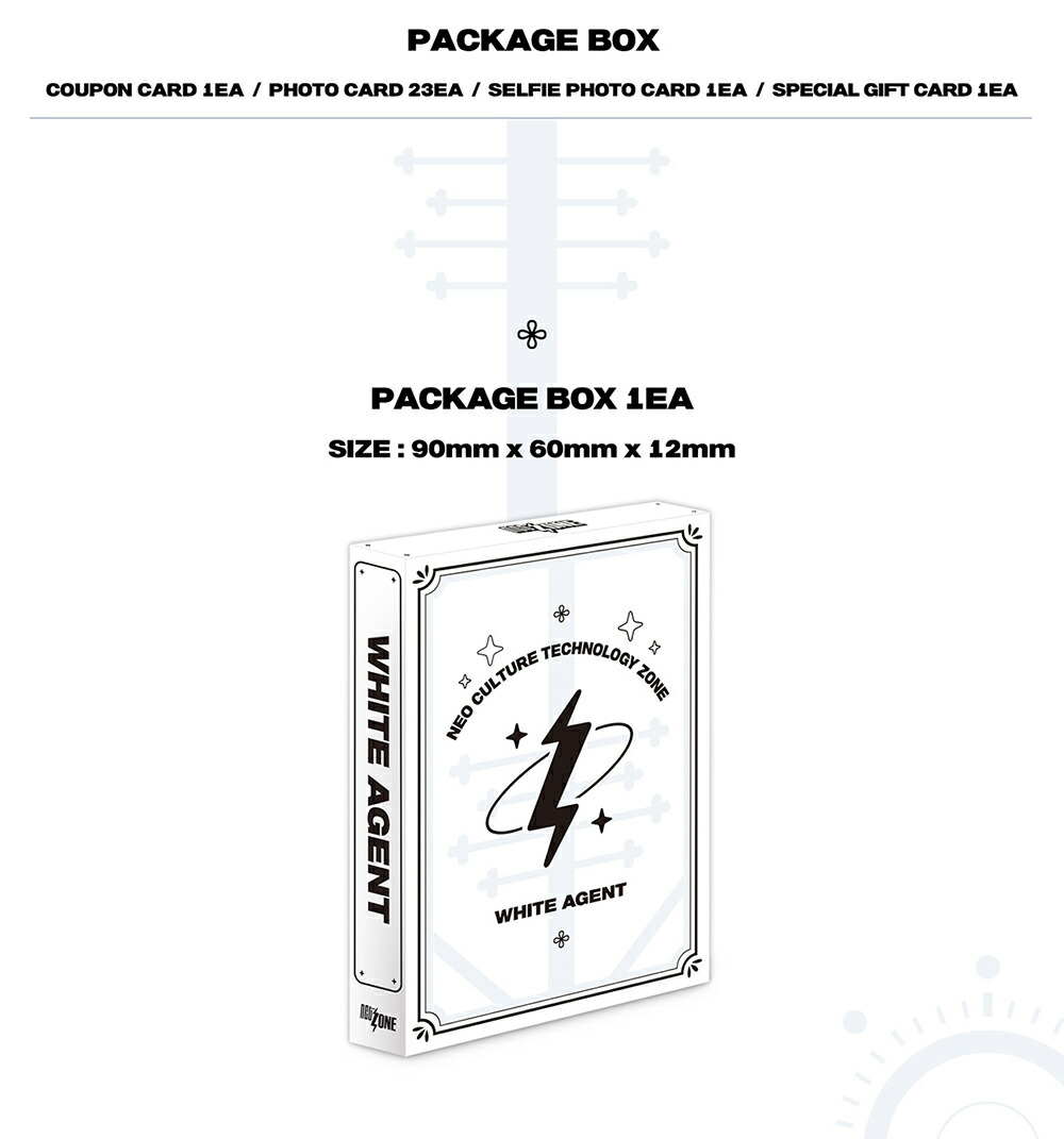 楽天市場】NCT ZONE COUPON CARD ( WHITE AGENT ver. ) 数量限定 : POP