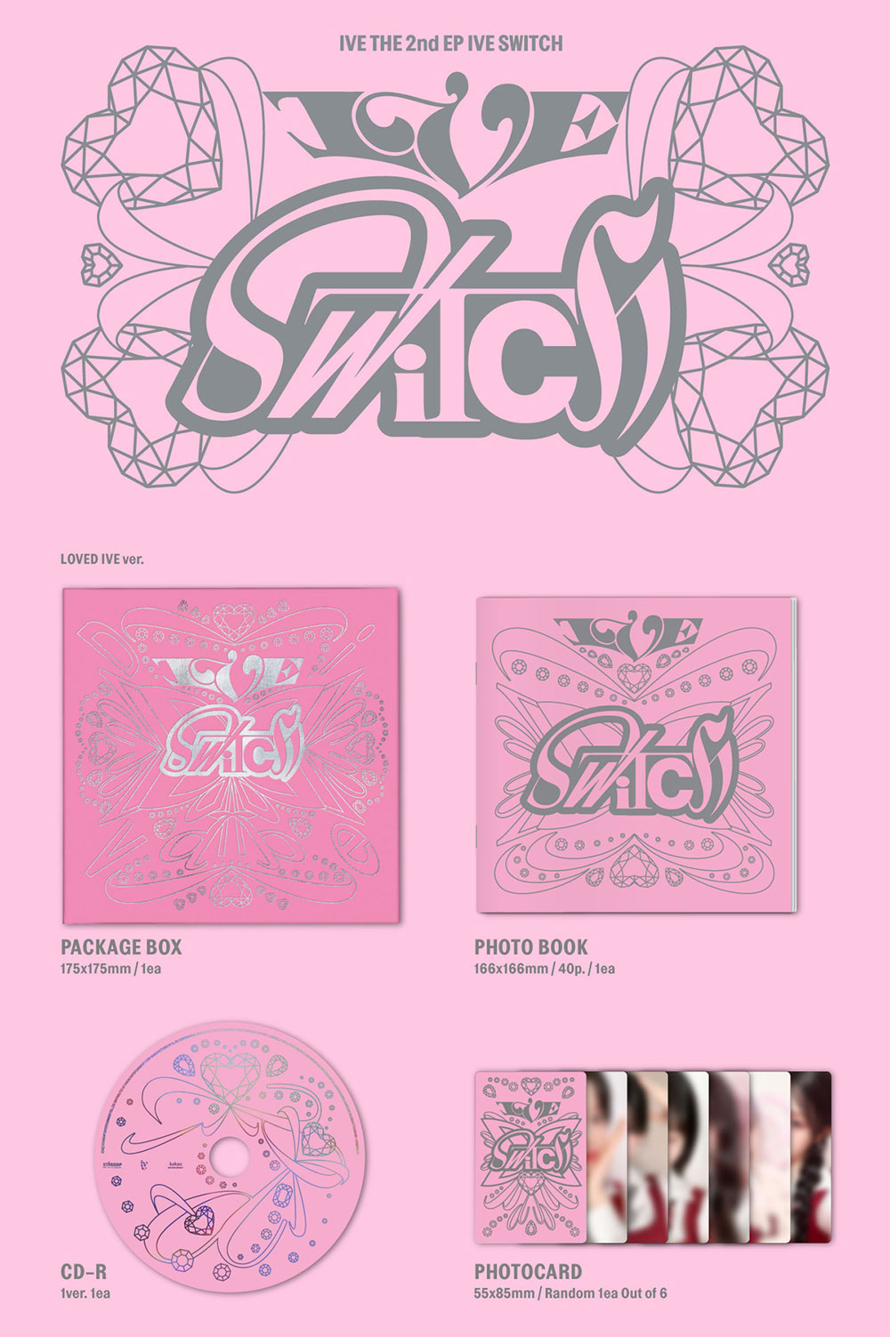 楽天市場】IVE アイヴ IVE - IVE SWITCH / 2ND EP ALBUM - 4種中選択