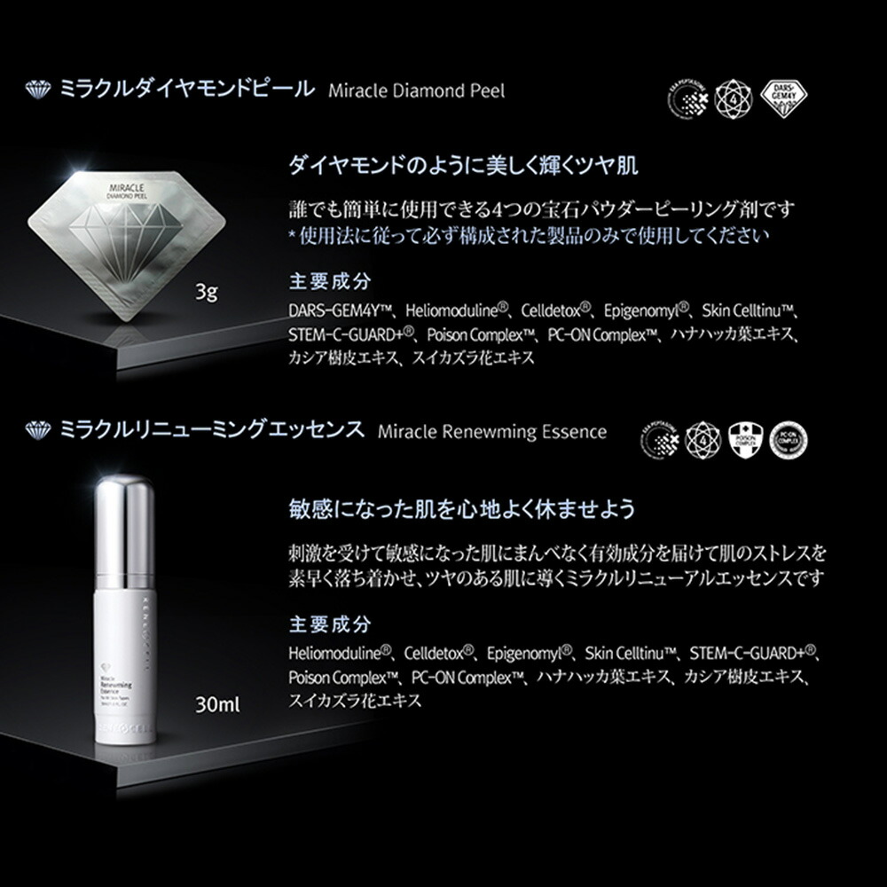 楽天市場】【Rene-Cell】ミラクルダイヤモンドピール プログラムセット