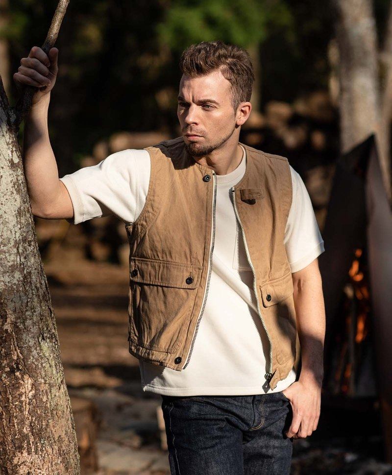 楽天市場】KADOYA カドヤ RIDERS WORK VEST デニムベスト ベスト