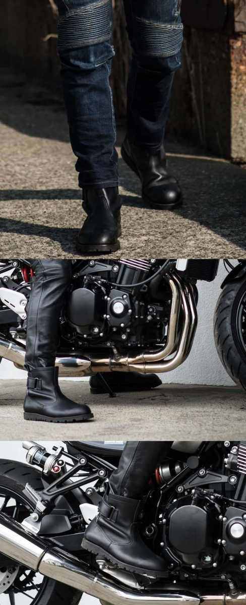 楽天市場】KADOYA カドヤ EG BLACK レザーショートブーツ カジュアル