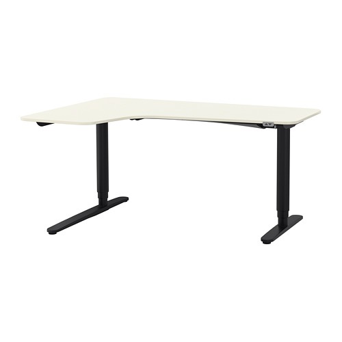 楽天市場】[IKEA/イケア/通販]BEKANT ベカント コーナーデスク 左 電動