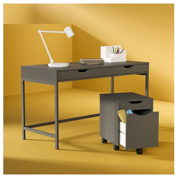 楽天市場】[IKEA/イケア/通販]ALEX アレクス デスク, ダークグレー[I