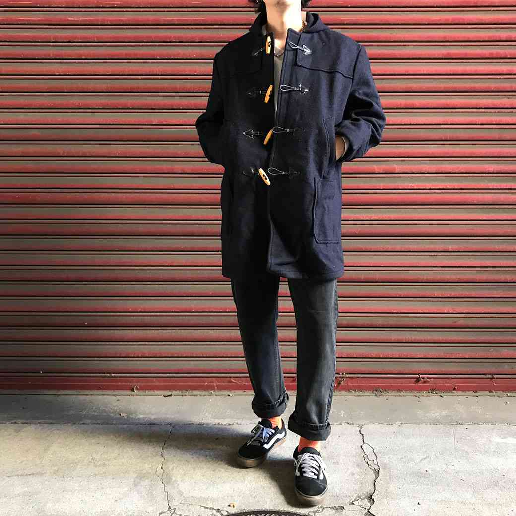 楽天市場】ショット ダッフルコート サイズ表記 42 ネイビー schott