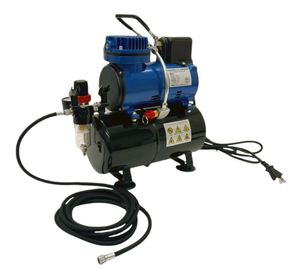 楽天市場】【三方良し】新型 オイルレス・ミニエアーコンプレッサー3L