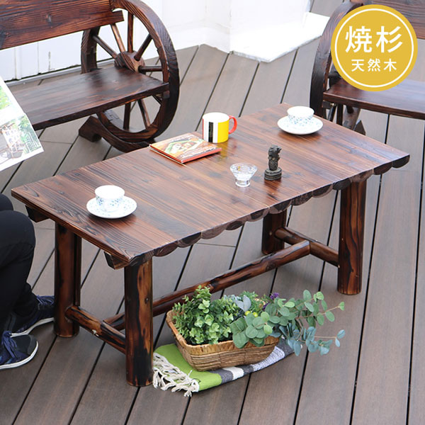 楽天市場】焼杉テーブル 幅110cm ヴィンテージ風テーブル ヴィンテージ
