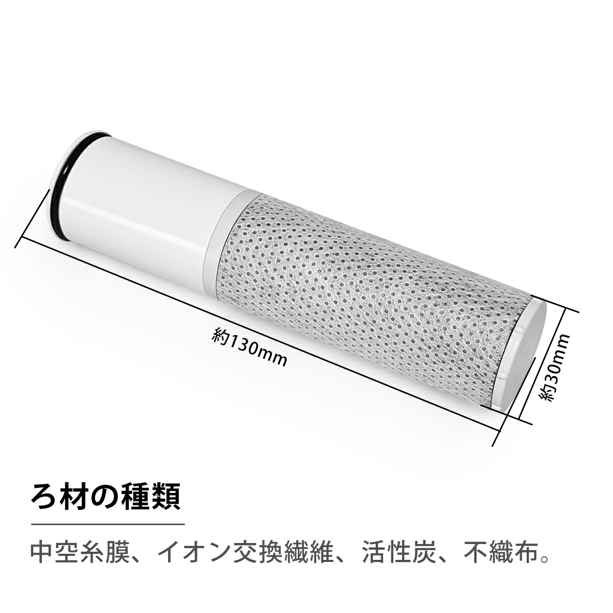 楽天市場】HSC17023 パウトインタイプ浄水器 交換用カートリッジ 17+2