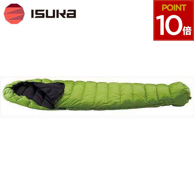 楽天市場】ISUKA イスカ 寝袋 シュラフ 6℃ 6度 コンパクト 軽量 車中泊