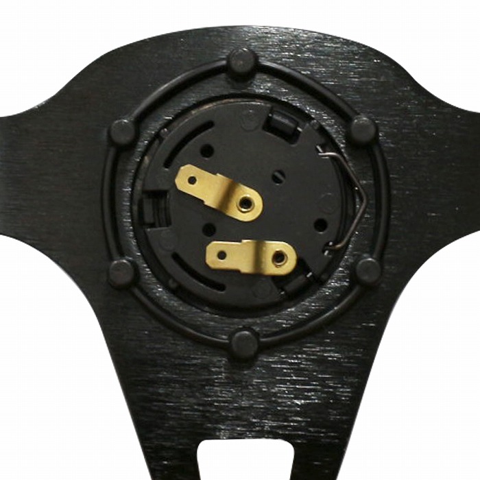 楽天市場】パンチング レザー ステッチ ステアリング 35cm φ350 φ35 青