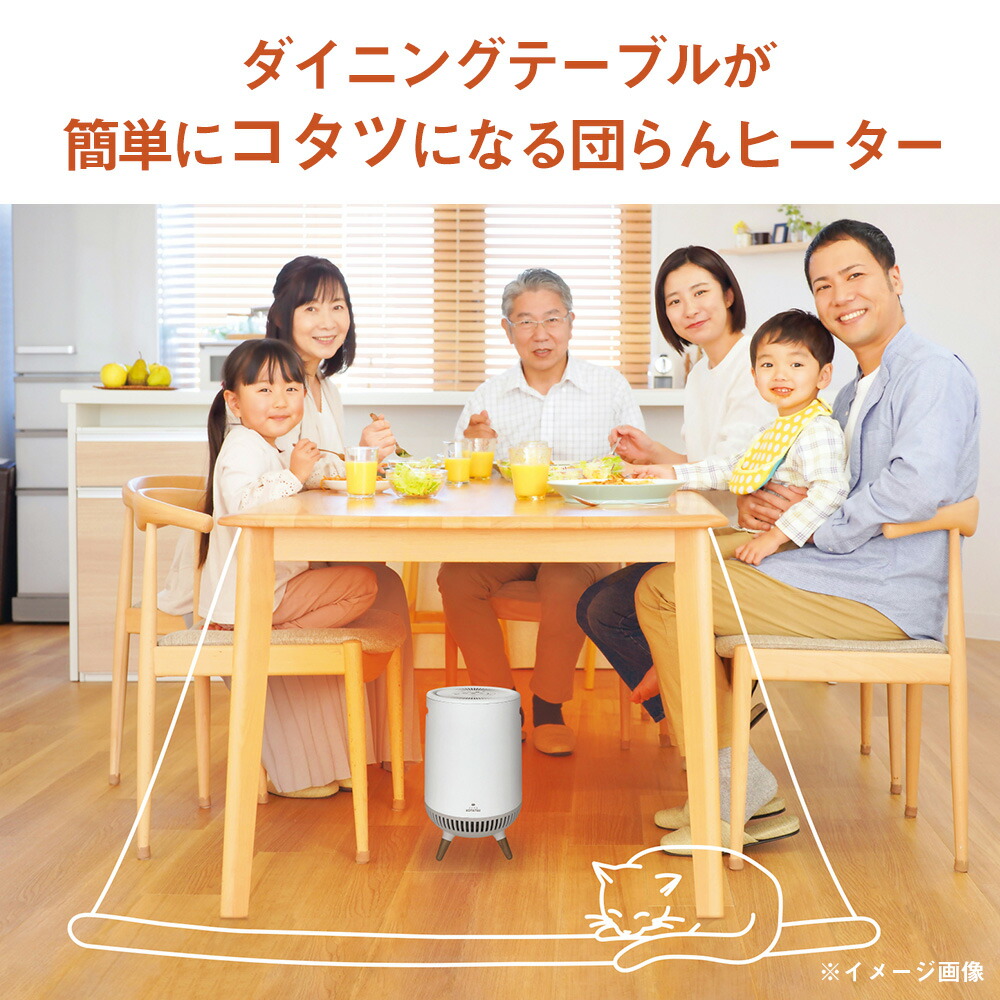 楽天市場】360度 ヒーター セラミックヒーター どこでもこたつ 全方位