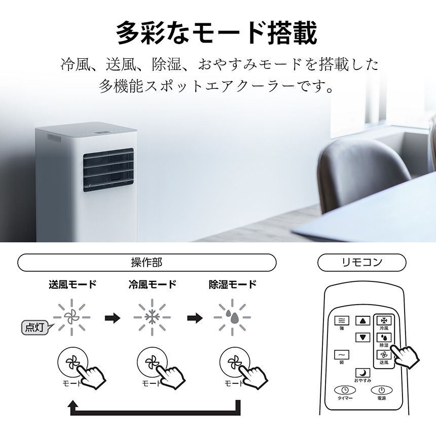 楽天市場】在庫限り値下げ☆ スポットクーラー 家庭用 室外機不要