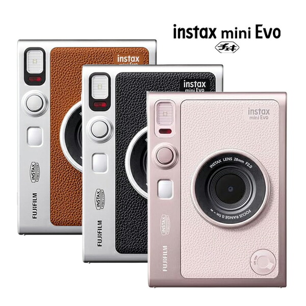 楽天市場】ハイブリッドインスタントカメラ チェキ instax mini Evo