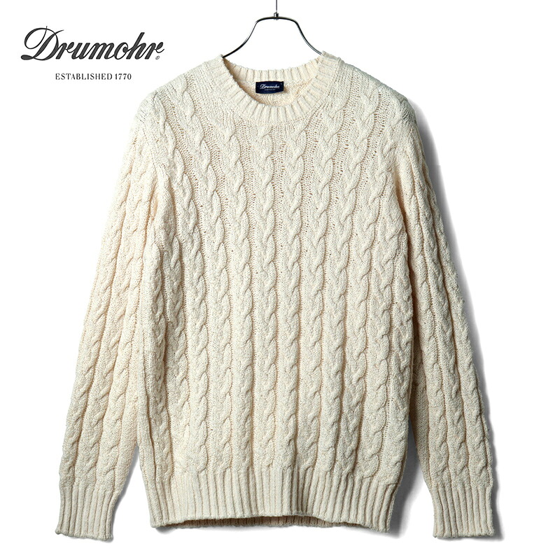 楽天市場】ドルモア ケーブルニットの通販