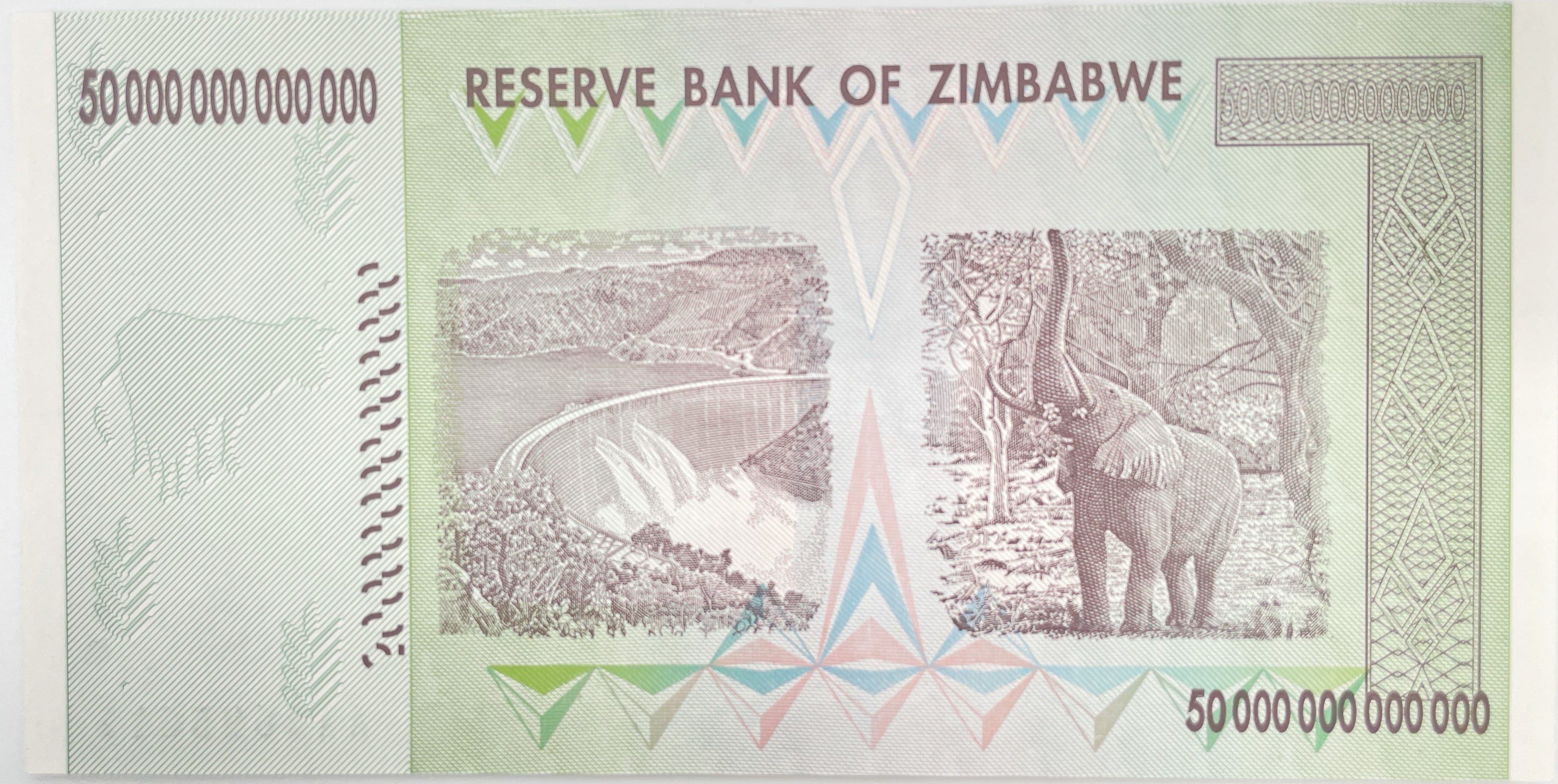 楽天市場】【鑑定書付】50兆ジンバブエドル 1枚 未使用 ピン札