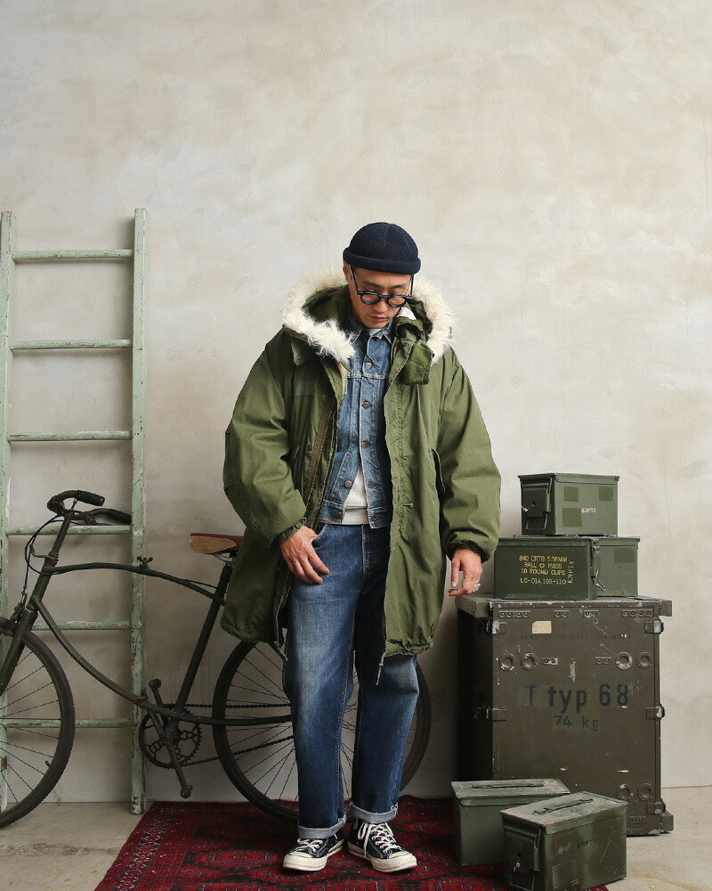 楽天市場】☆希少 実物 USED 米軍 M-65 フィッシュテールパーカー フル