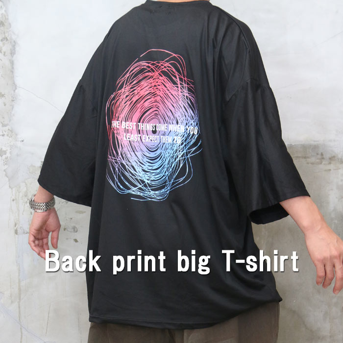 楽天市場】プリントビッグTシャツ メンズ [M便 1/1] tシャツ バック