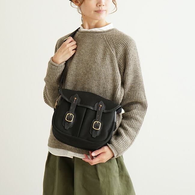 最終値下げ！ブレディbrady ノーフォーク黒ショルダーバッグ