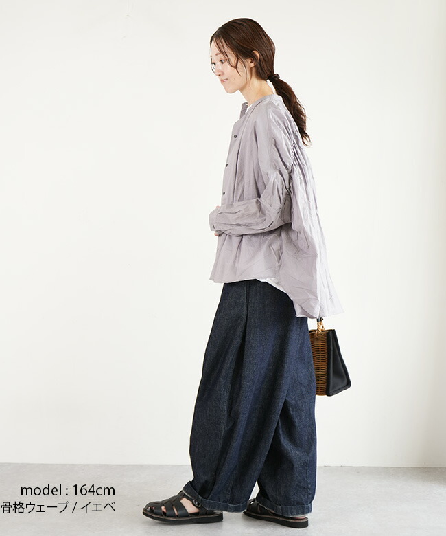 楽天市場】[1-238975]mizuiro ind(ミズイロインド) back gather wide