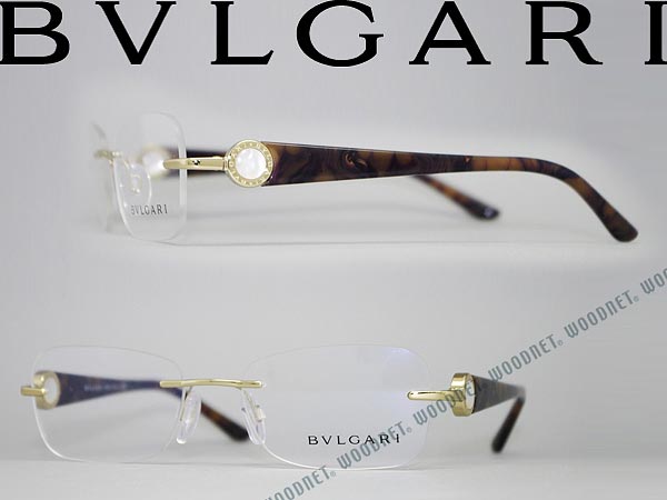 楽天市場】めがね ブルガリ 縁無し/フチ無し ゴールド BVLGARI メガネ