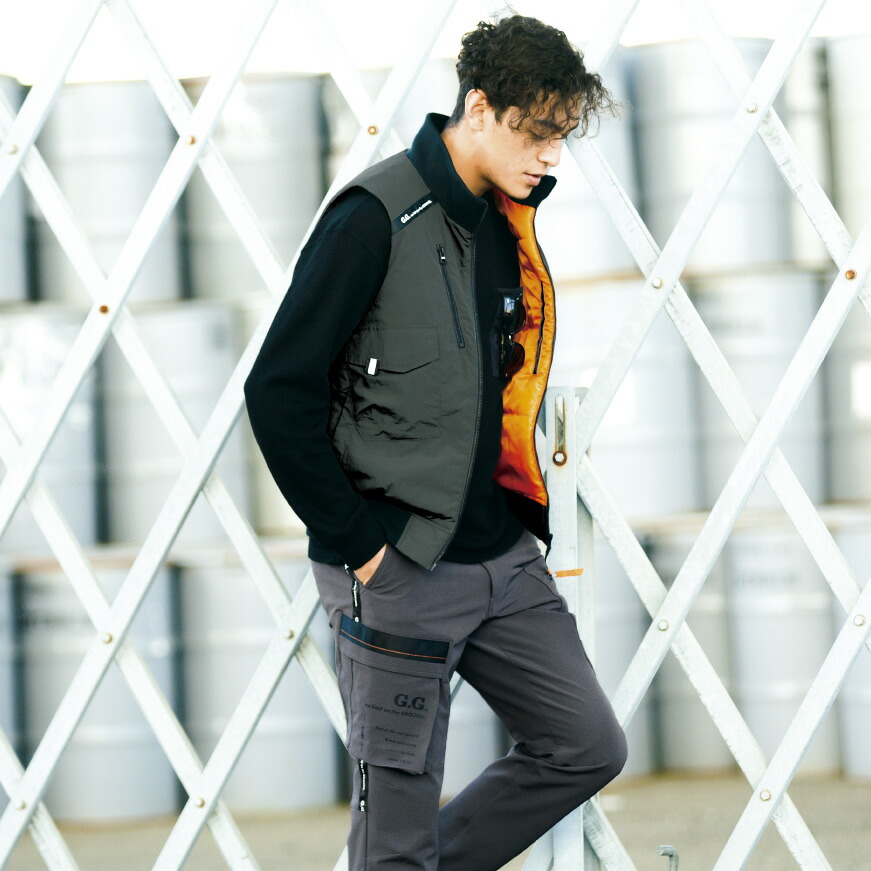 きょん sublationsのダークグレー ベストとジャケットのセット きょん