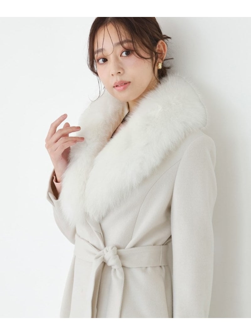 楽天市場】【SALE／20%OFF】【日本製/フォックスファー/カシミヤ混