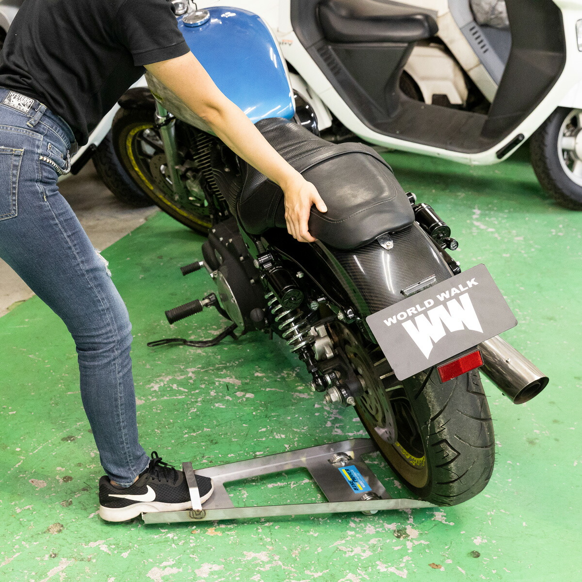 楽天市場】1年保証付 送料無料 バイクムーバー & スタンドムーバー