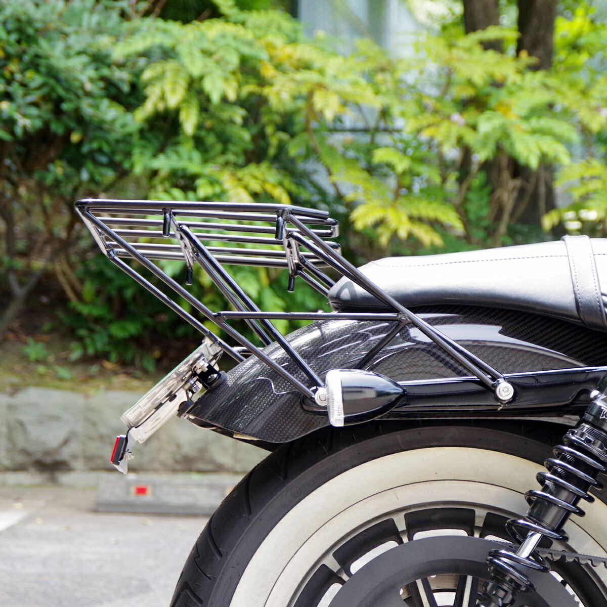 楽天市場】1年保証付 スポーツスター用 キャンプツーリングキャリア43L