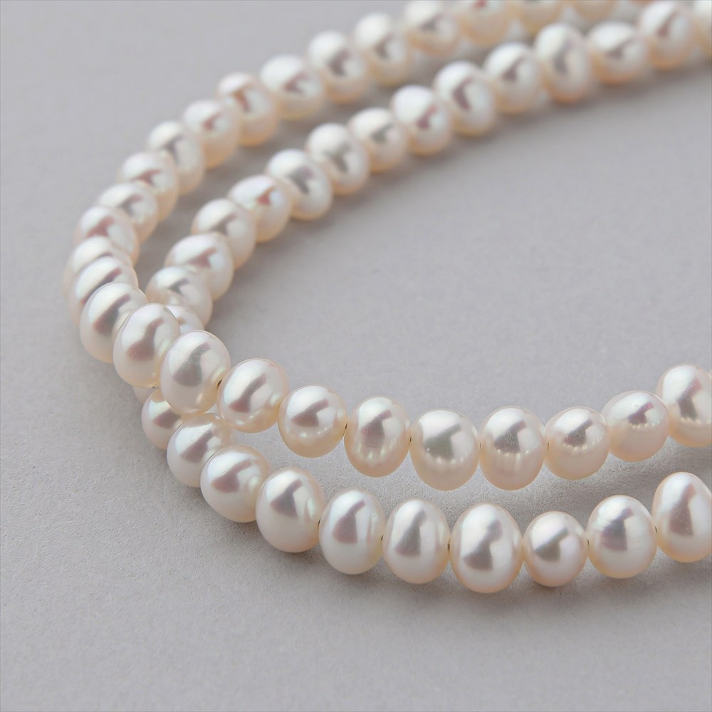 楽天市場】【WEB限定】淡水真珠 2連 ブレスレット 4.0-5.0mm パール