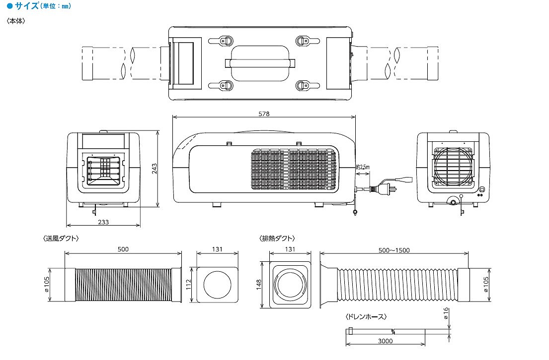 楽天市場】スポットクーラーカンゲキくん3 山善 YN-KANGEKI-3 100V専用