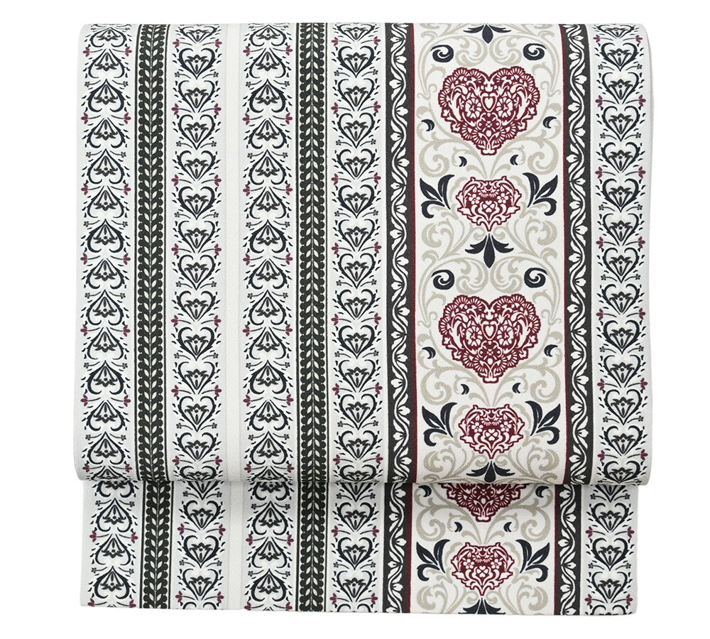 楽天市場】【お仕立て上がり】京袋帯 バレンタイン ハートモチーフ