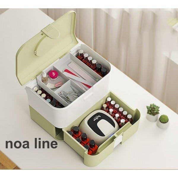 楽天市場】ネイル用品 ネイル収納ボックス 収納ケース メイクボックス