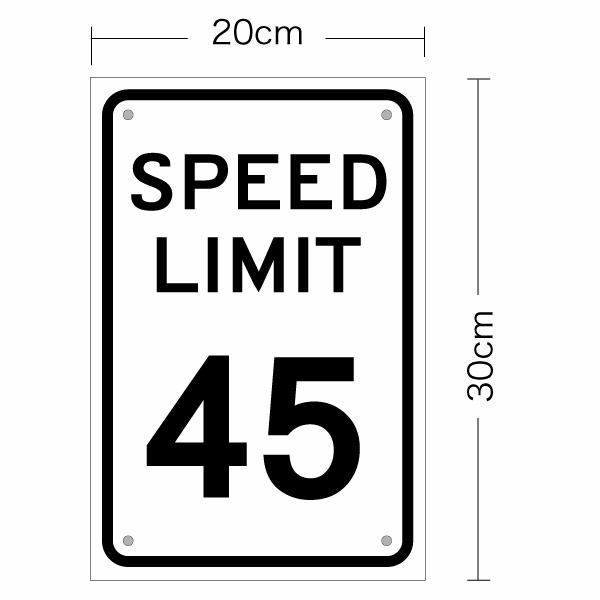楽天市場】【アメリカの道路標識 SPEED LIMIT スピードリミット 片面