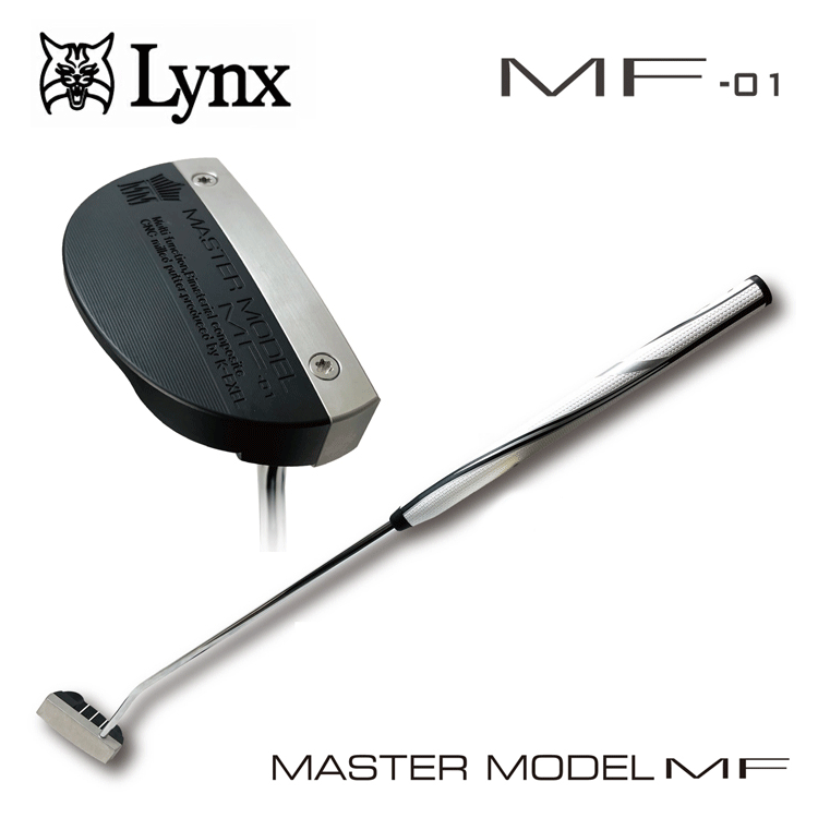 楽天市場】Lynx リンクス ゴルフ マスターモデル MF 中尺 パター MF-01
